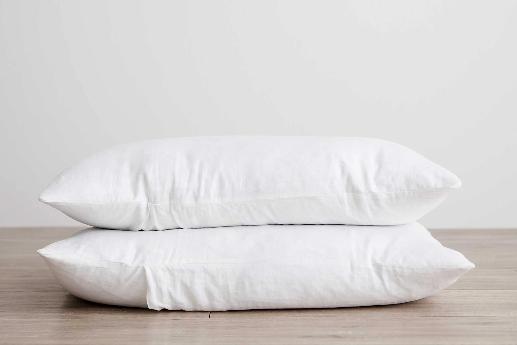 Cultiver - Set of 2 Linen Pillowcases - White