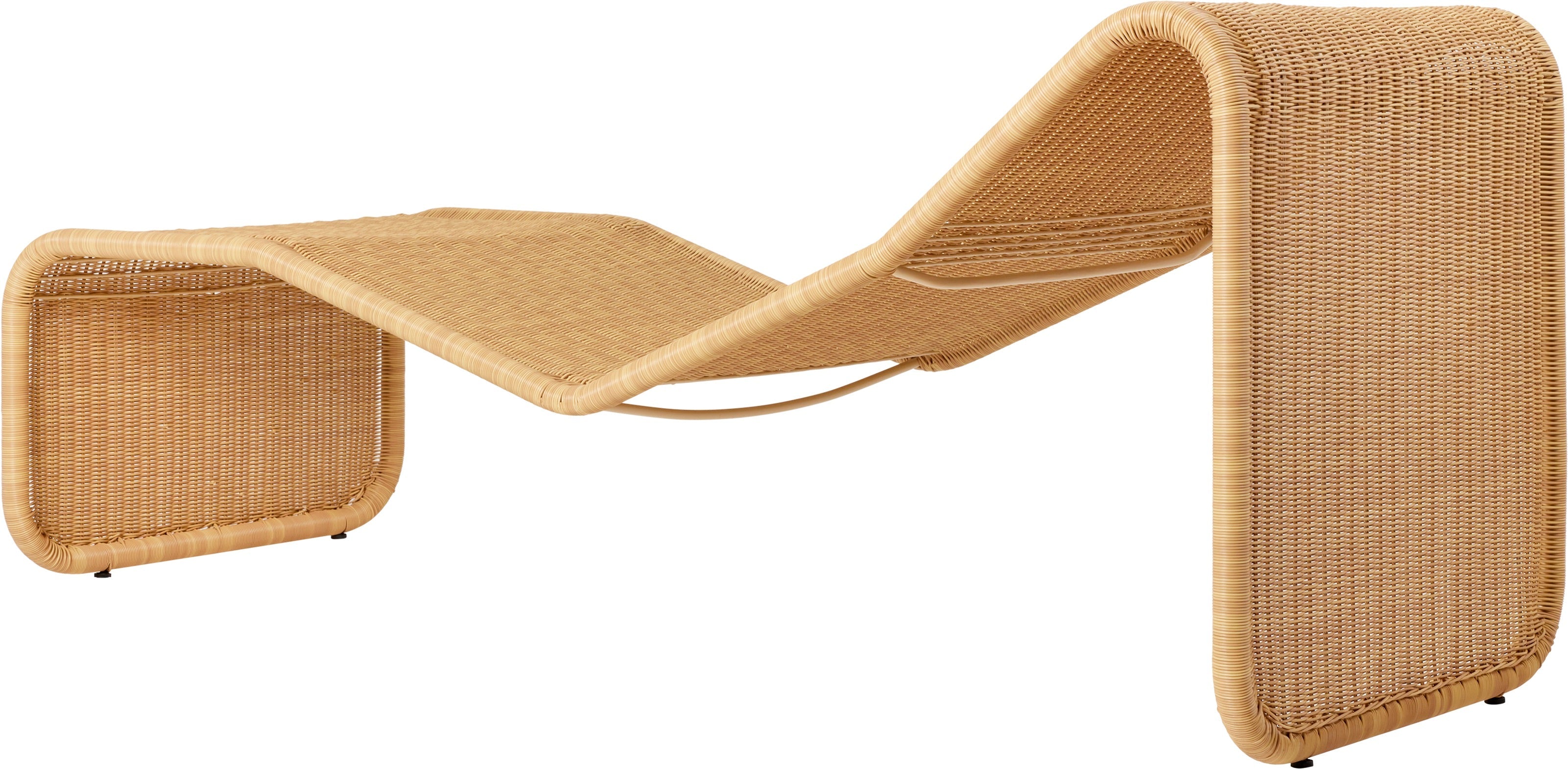 GUBI - P3S Outdoor Chaise Longue - Natural Tone