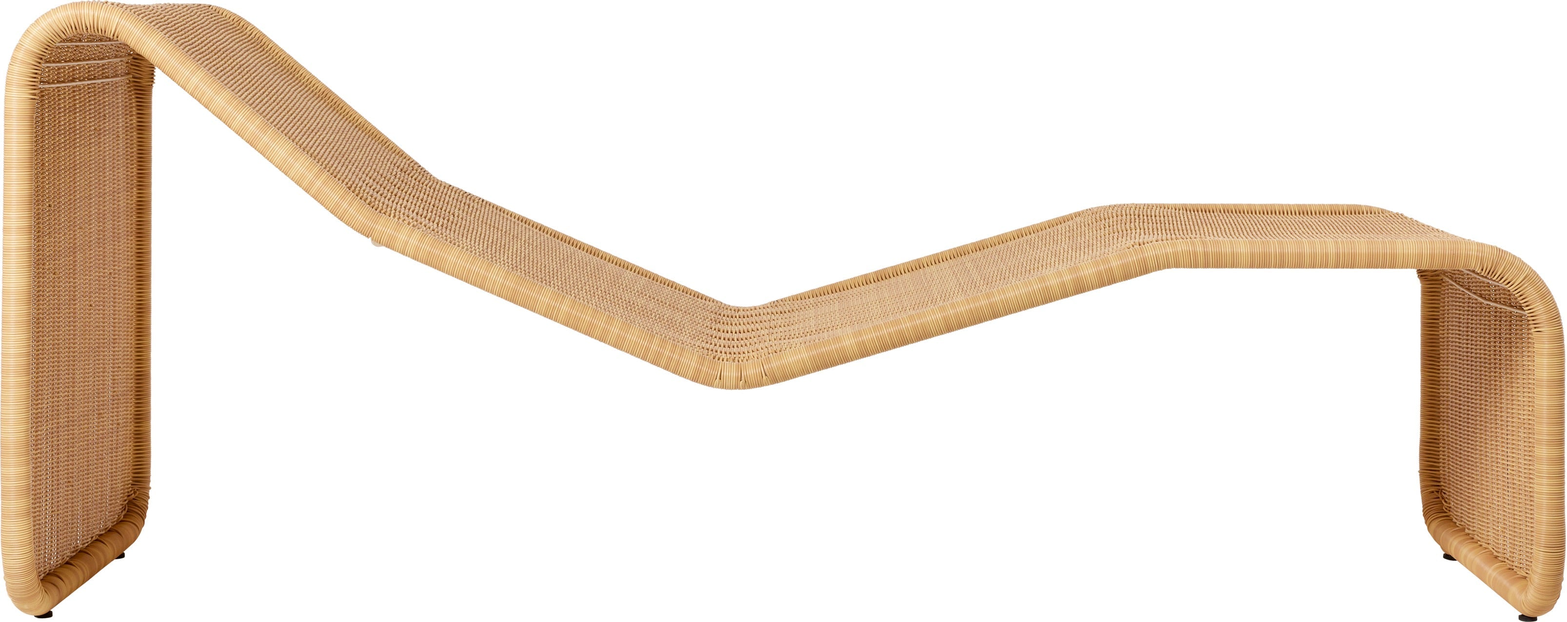 GUBI - P3S Outdoor Chaise Longue - Natural Tone