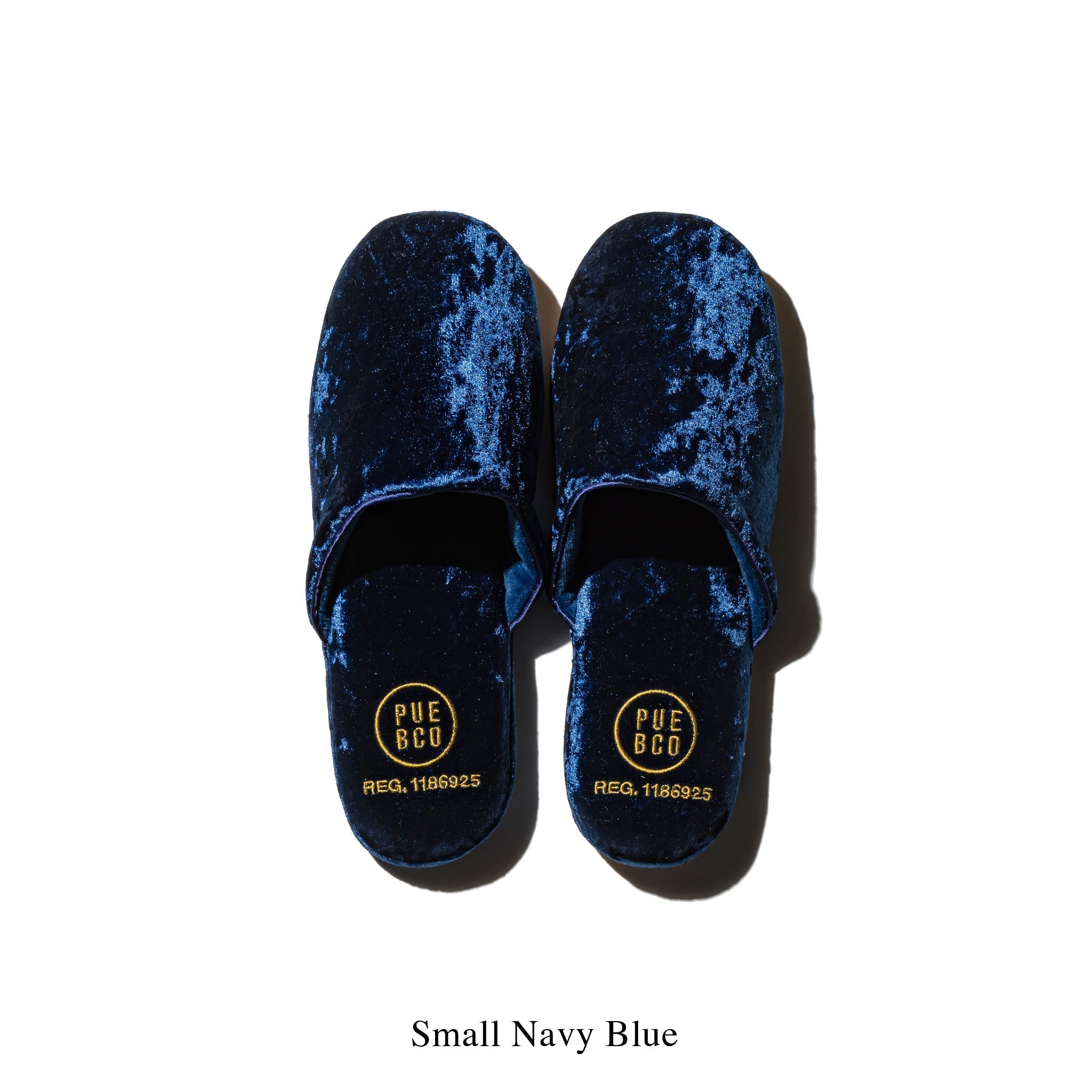 Puebco - Velvet Slipper Navy Blue - Small