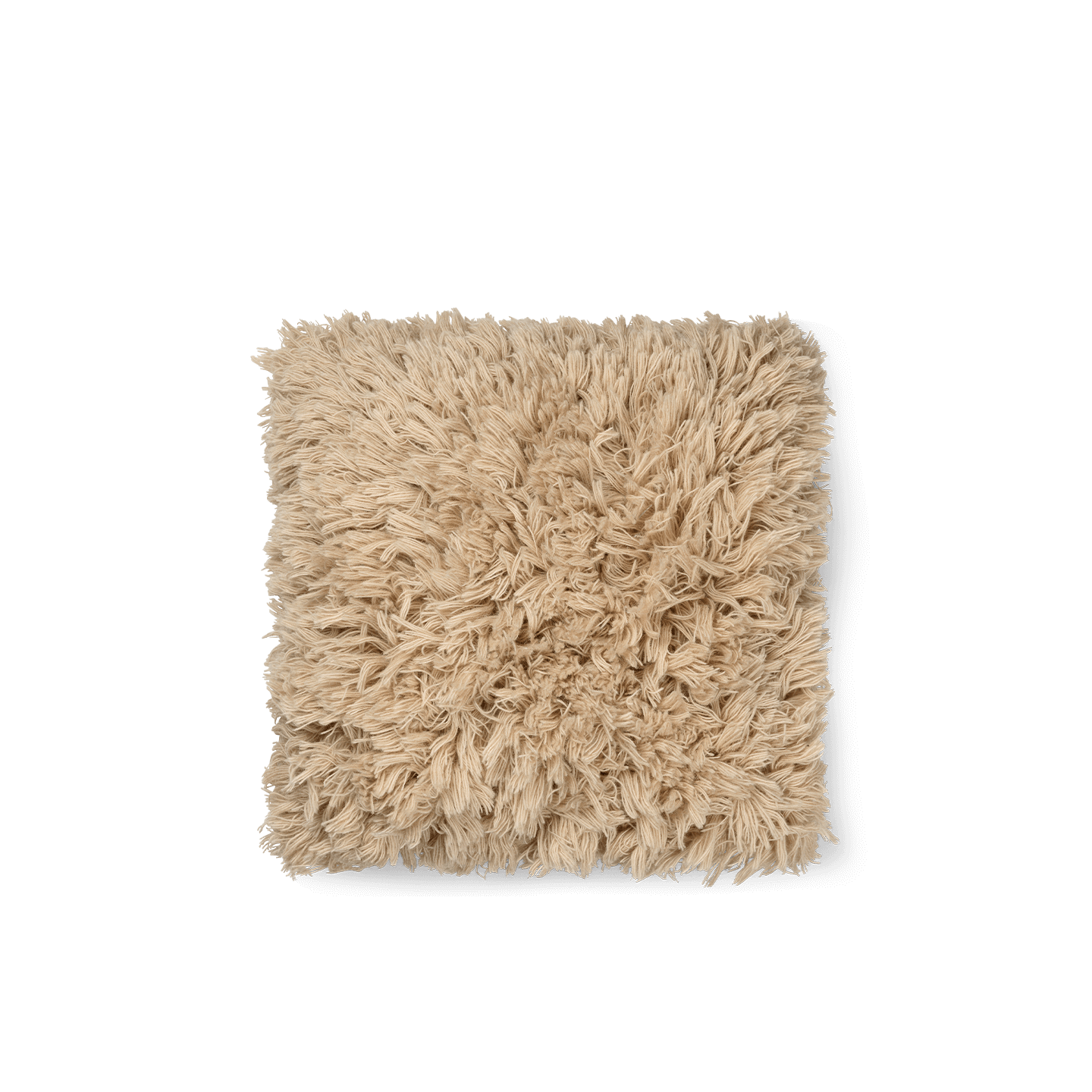 Ferm Living Meadow High Pile Cushion - Light Sand