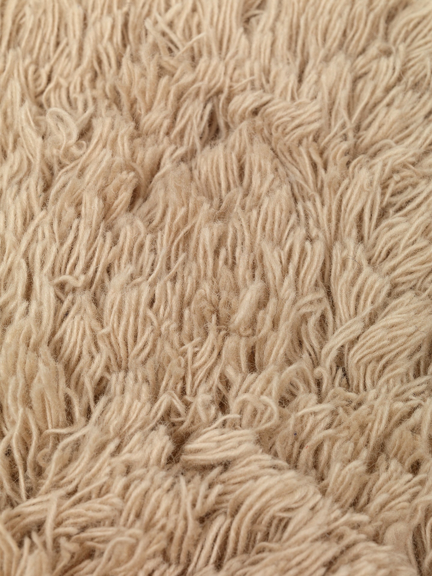 Meadow High Pile Cushion - Light Sand
