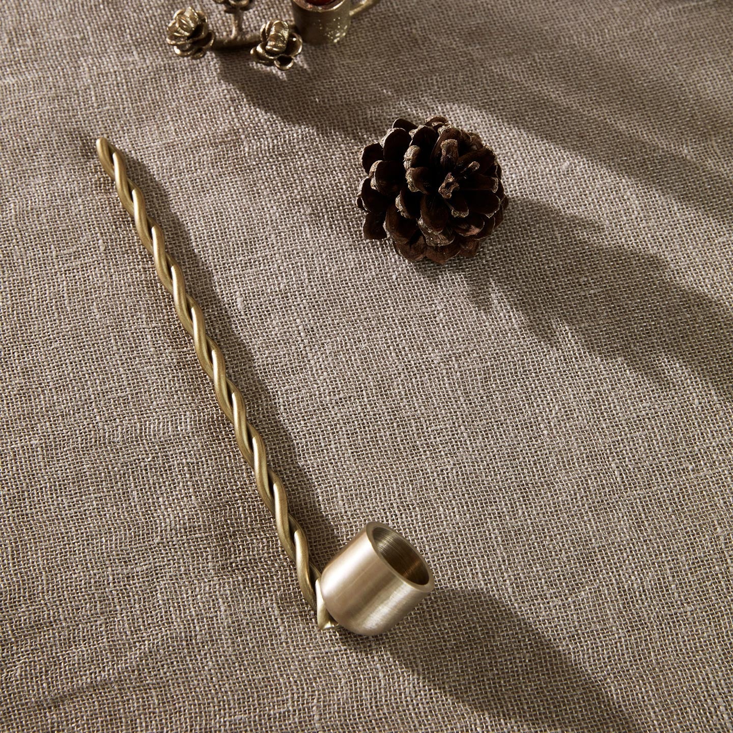 Ferm Living Twist Candle Snuffer - Brass