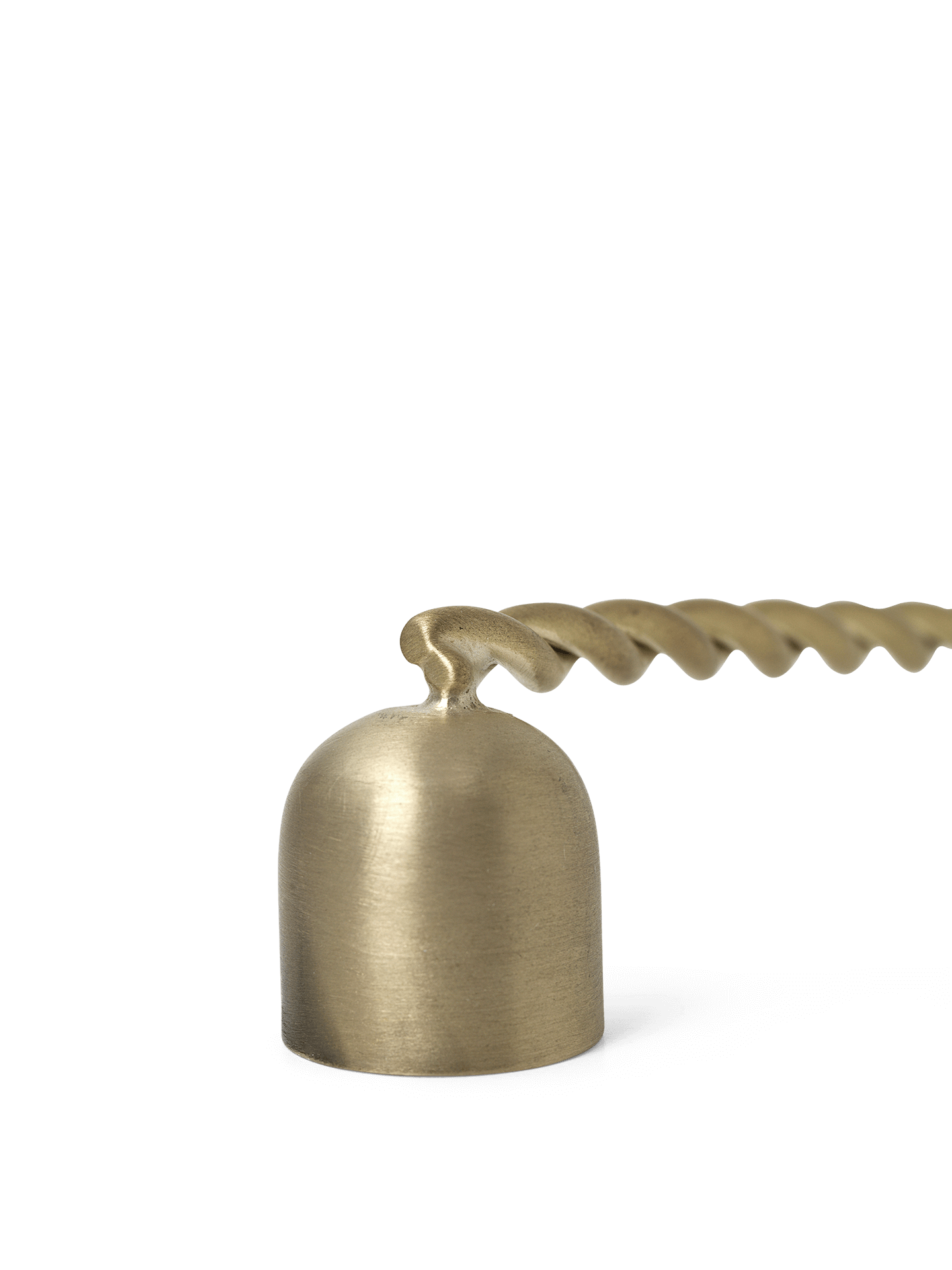 Twist Candle Snuffer - Brass