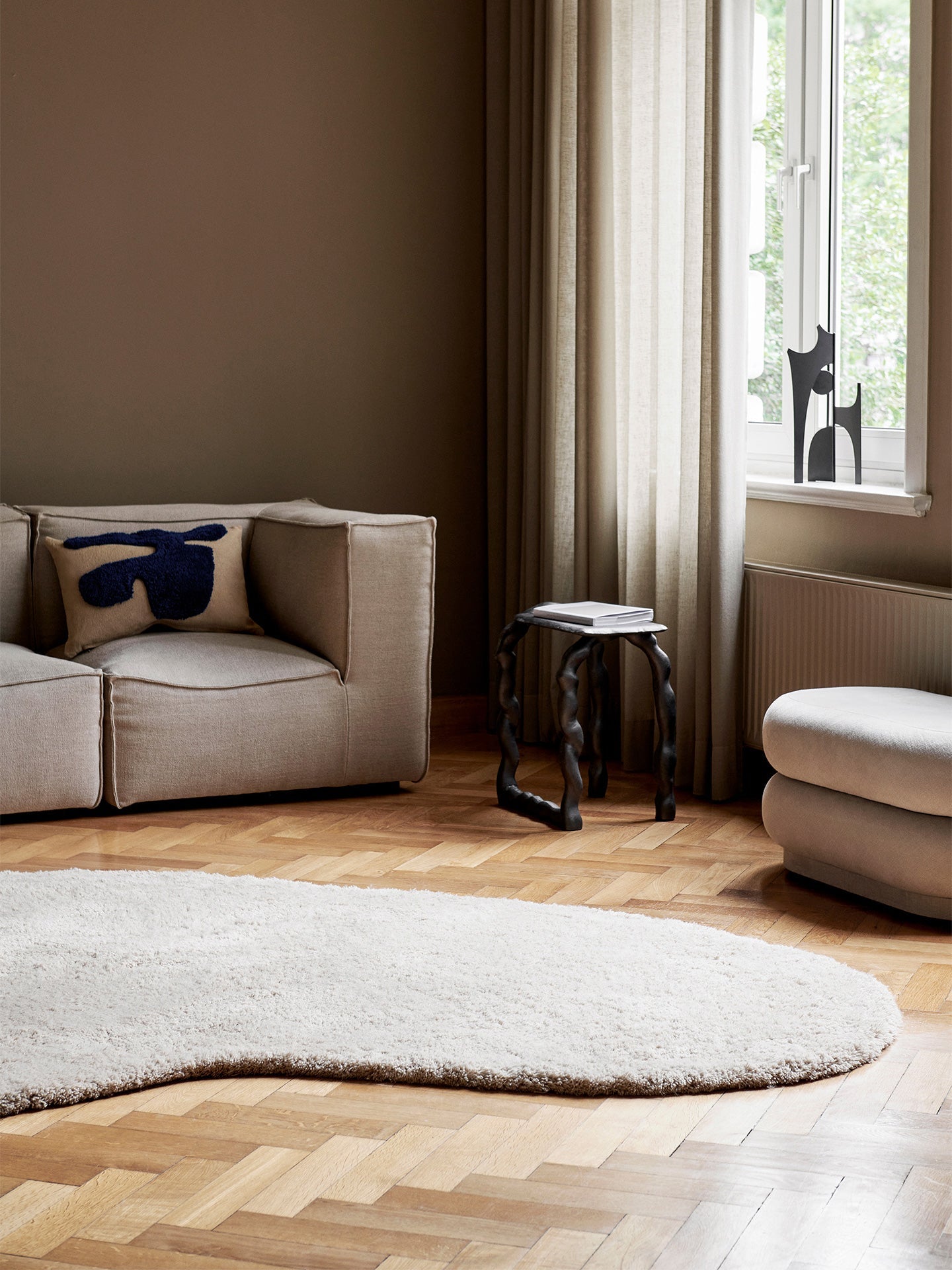Ferm Living Forma Wool Rug - Large - Off-white