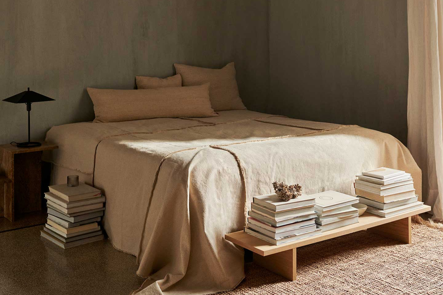 Ferm living - Offset Bedspread - Off-white