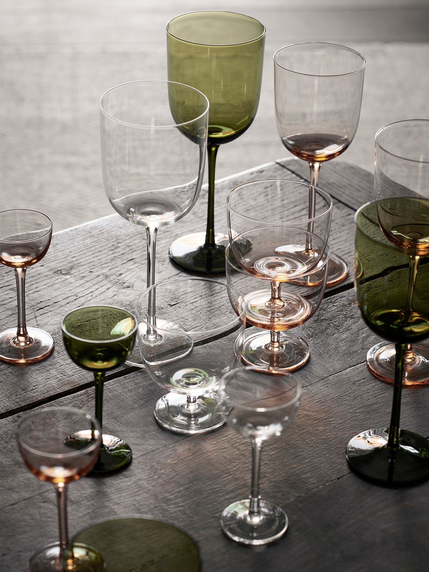 Ferm Living Host Liqueur Glasses - Set of 4 - Moss Green