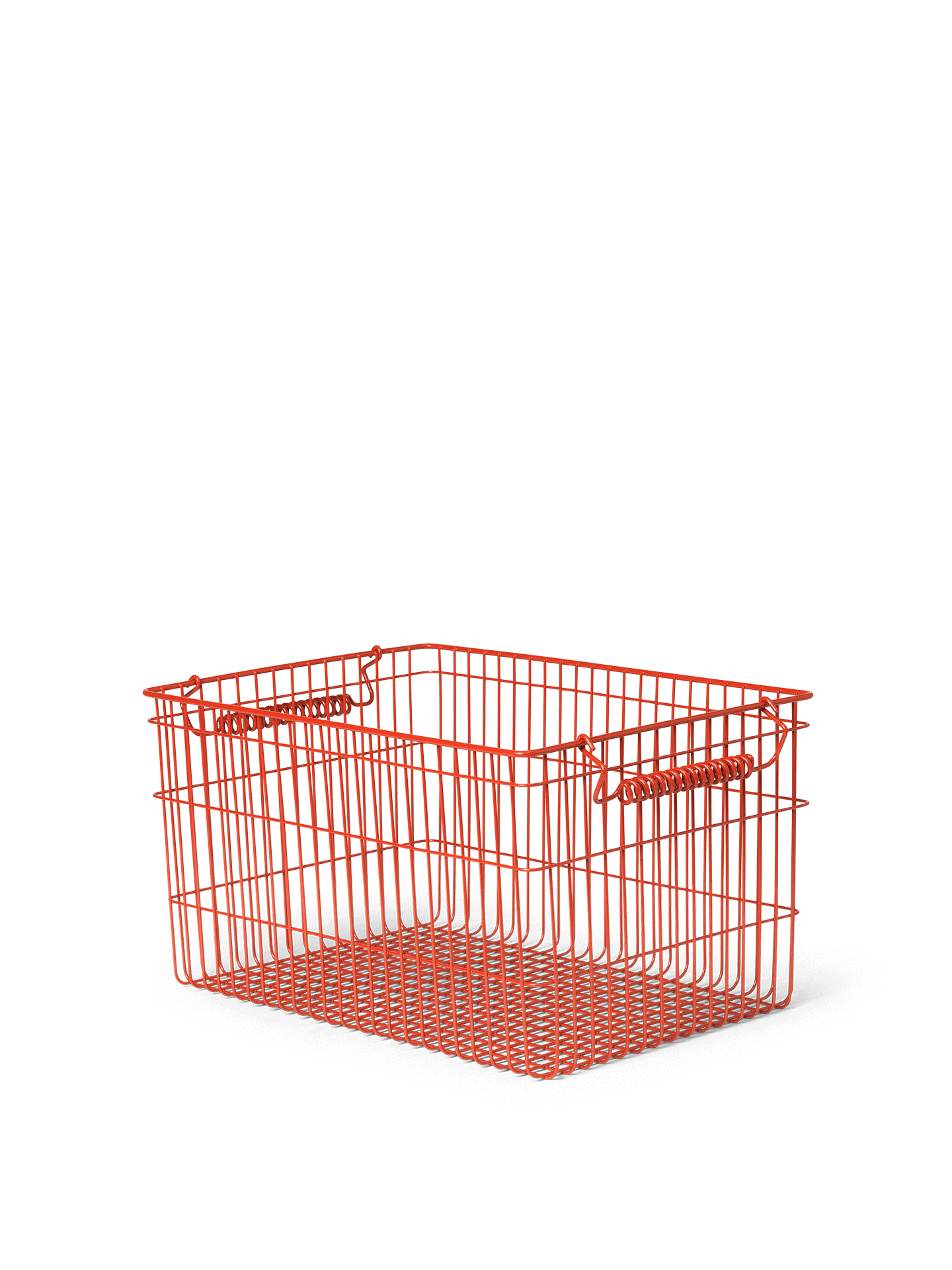 Cala Stackable Baskets - Set of 2 - Poppy Red