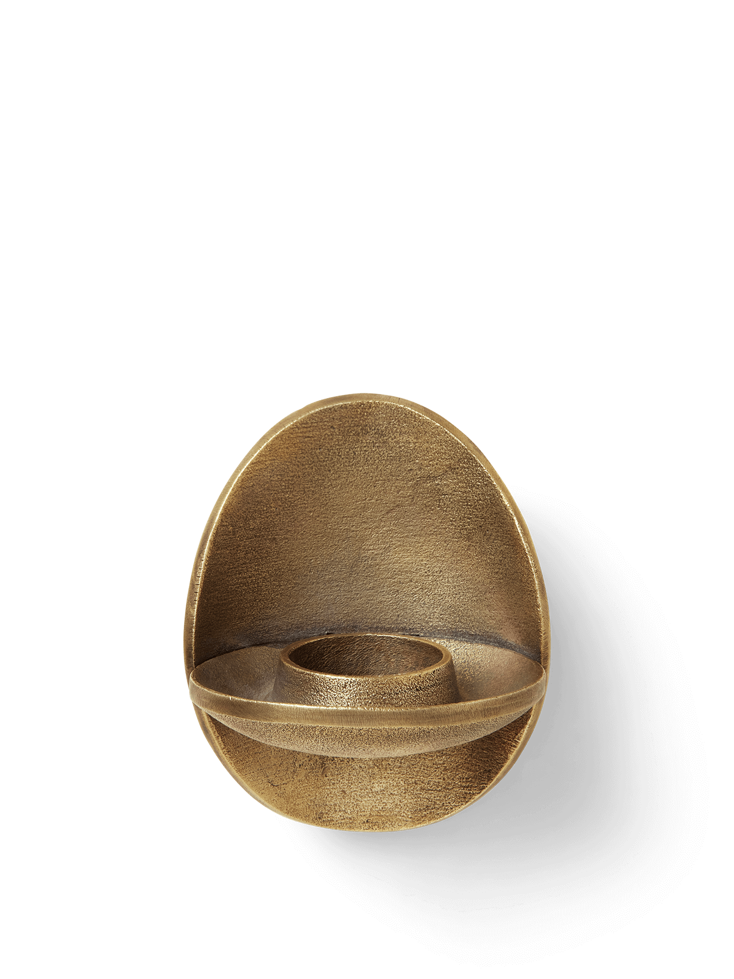 Ferm Living Agapé Wall Tealight Holder - Brass Finish