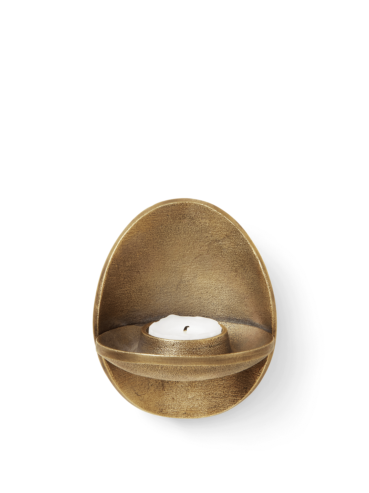 Agapé Wall Tealight Holder - Brass Finish