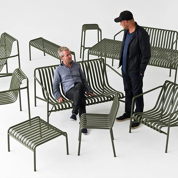 HAY - Palissade Lounge Chair - High - Cream White