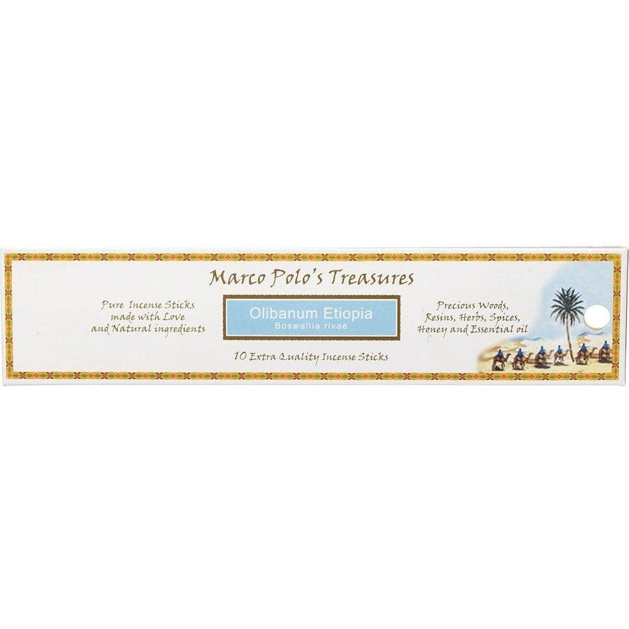 Marco Polo's Treasures - Olibanum Etiopia 10pk Incense Sticks