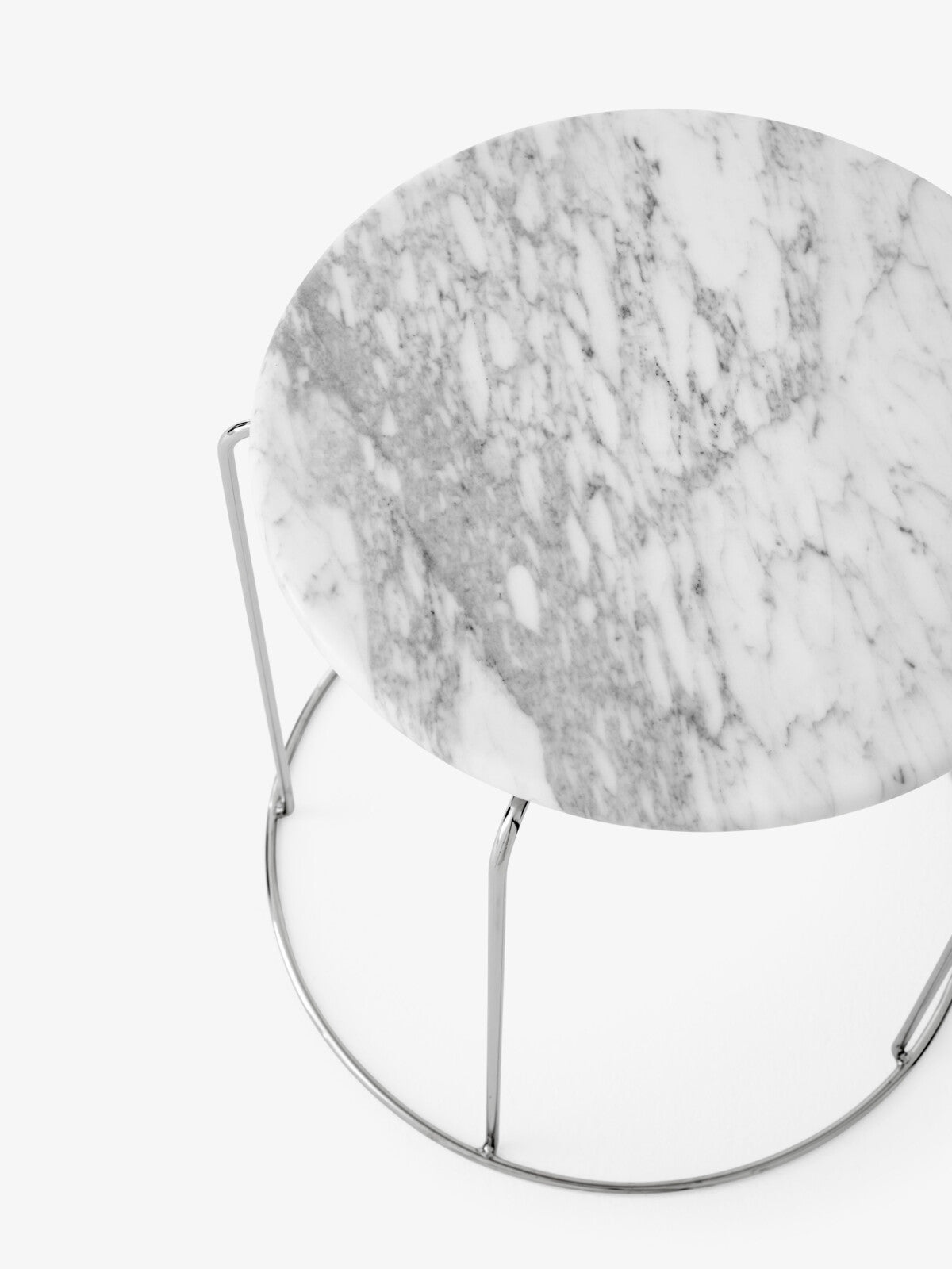 &Tradition - Wire Stool with Marble Top VP11 Verner Panton 1981