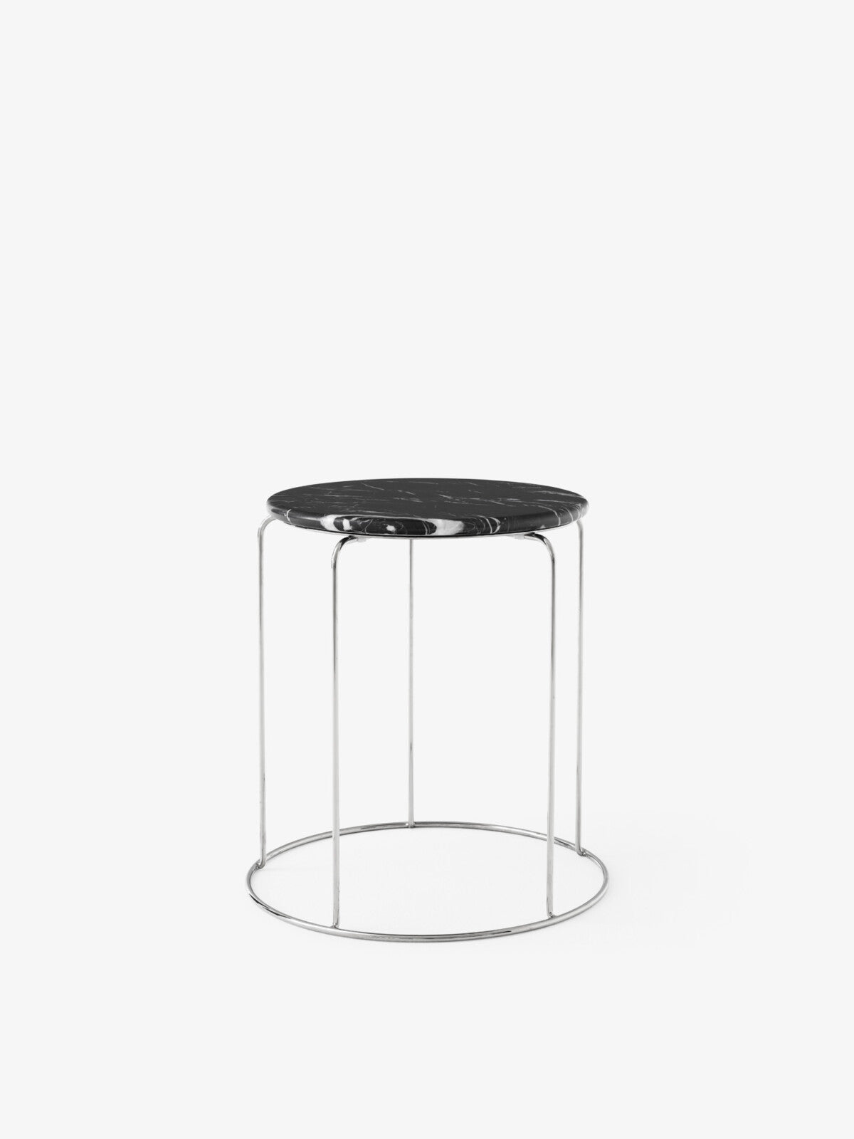 &Tradition - Wire Stool with Marble Top VP11 Verner Panton 1981