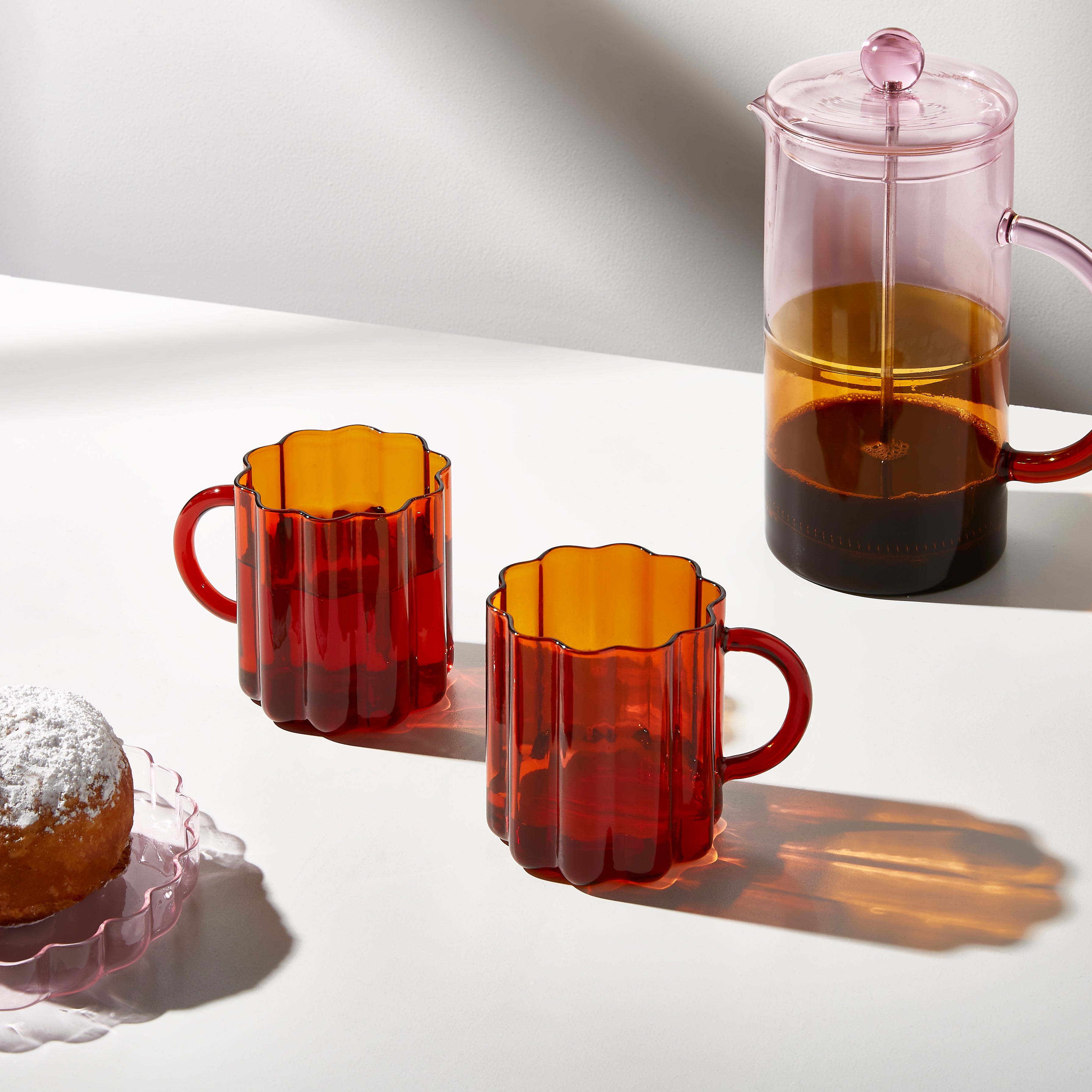 FAZEEK Two x Wave Mugs - Amber