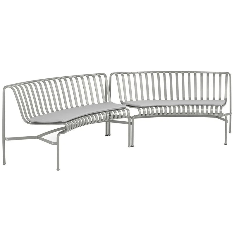 HAY - Palissade Park Dining Bench In - Sky Grey
