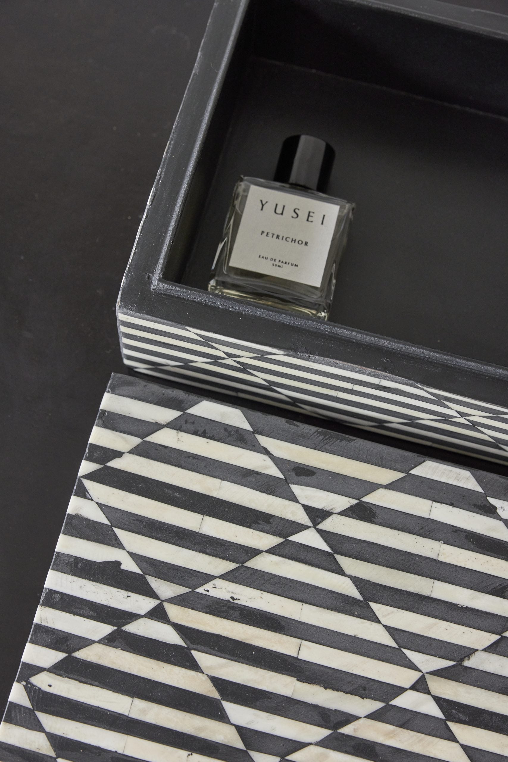 Harlequin Stripe Box