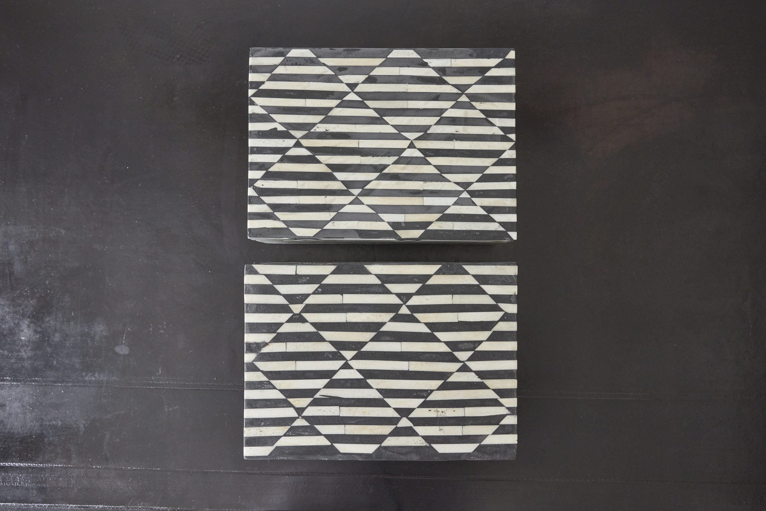 Harlequin Stripe Box