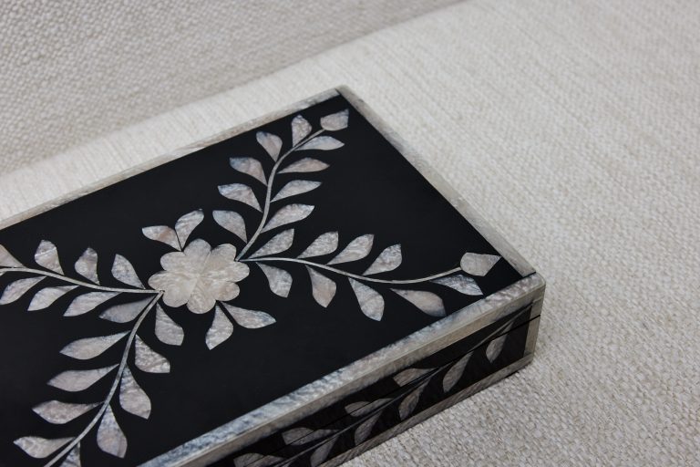 Flora Bone Inlay Box