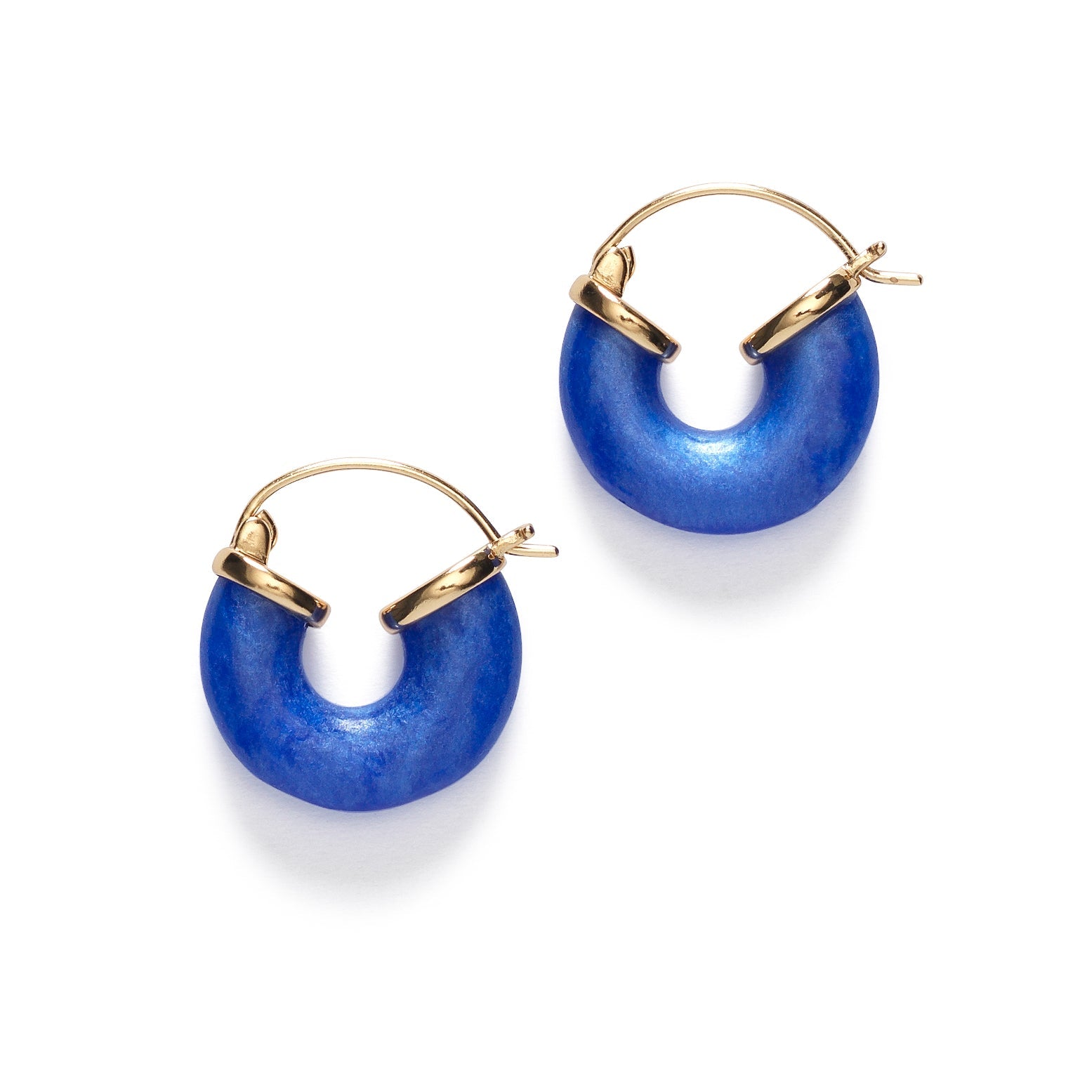ANNI LU- Petit Swell Hoop - Deep Blue