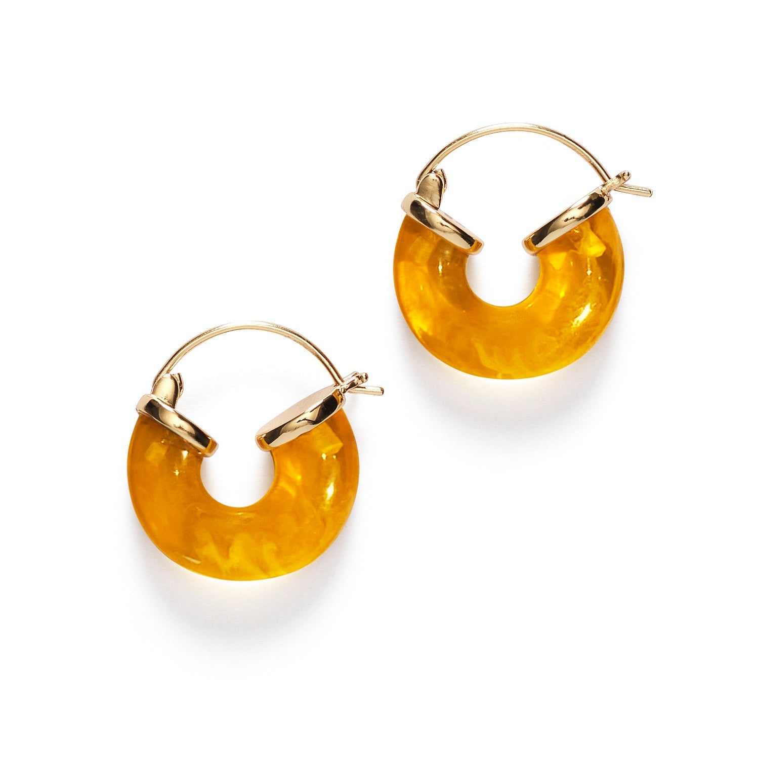 ANNI LU- Petit Swell Hoop - Amber