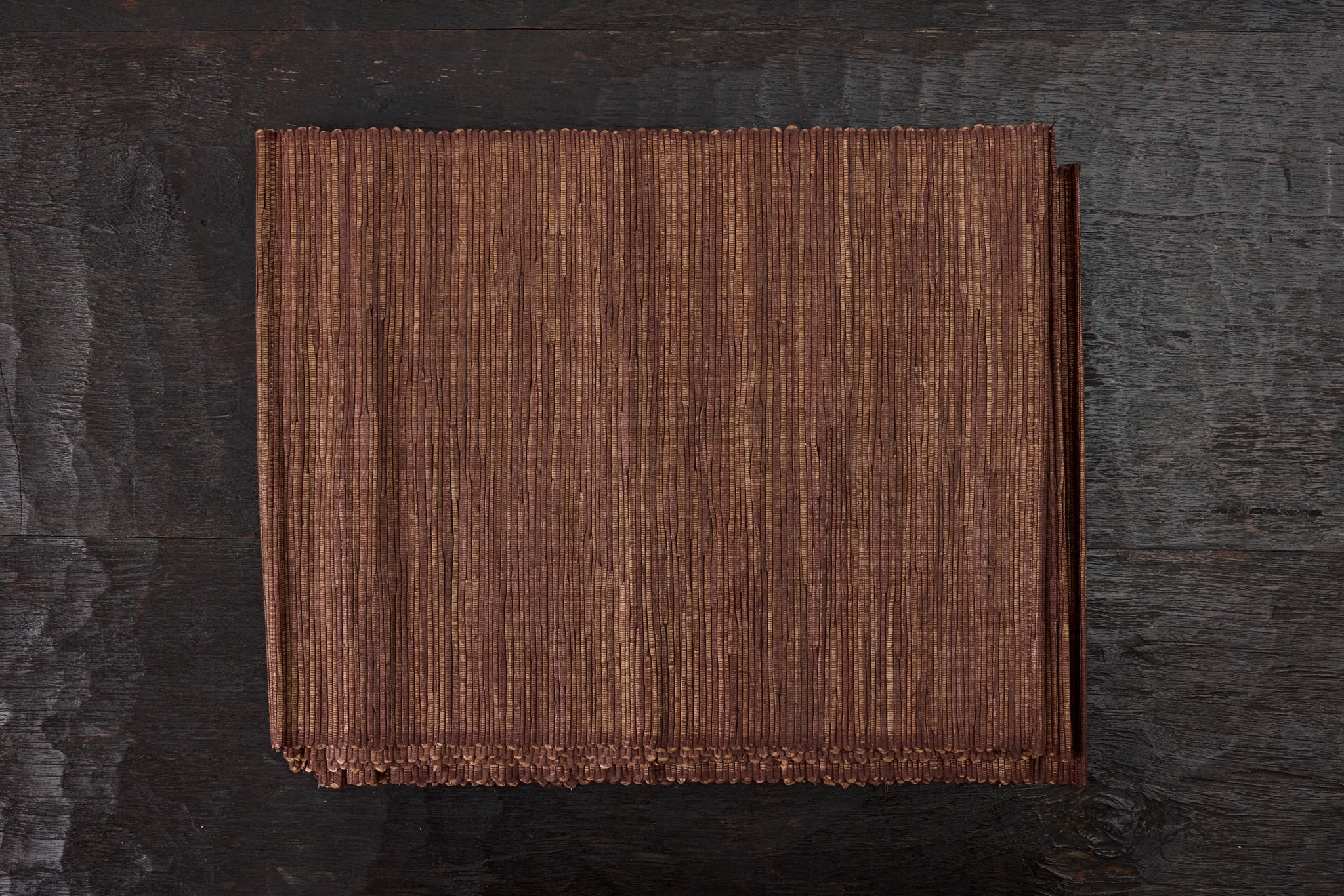 woven placemats set 6 brown