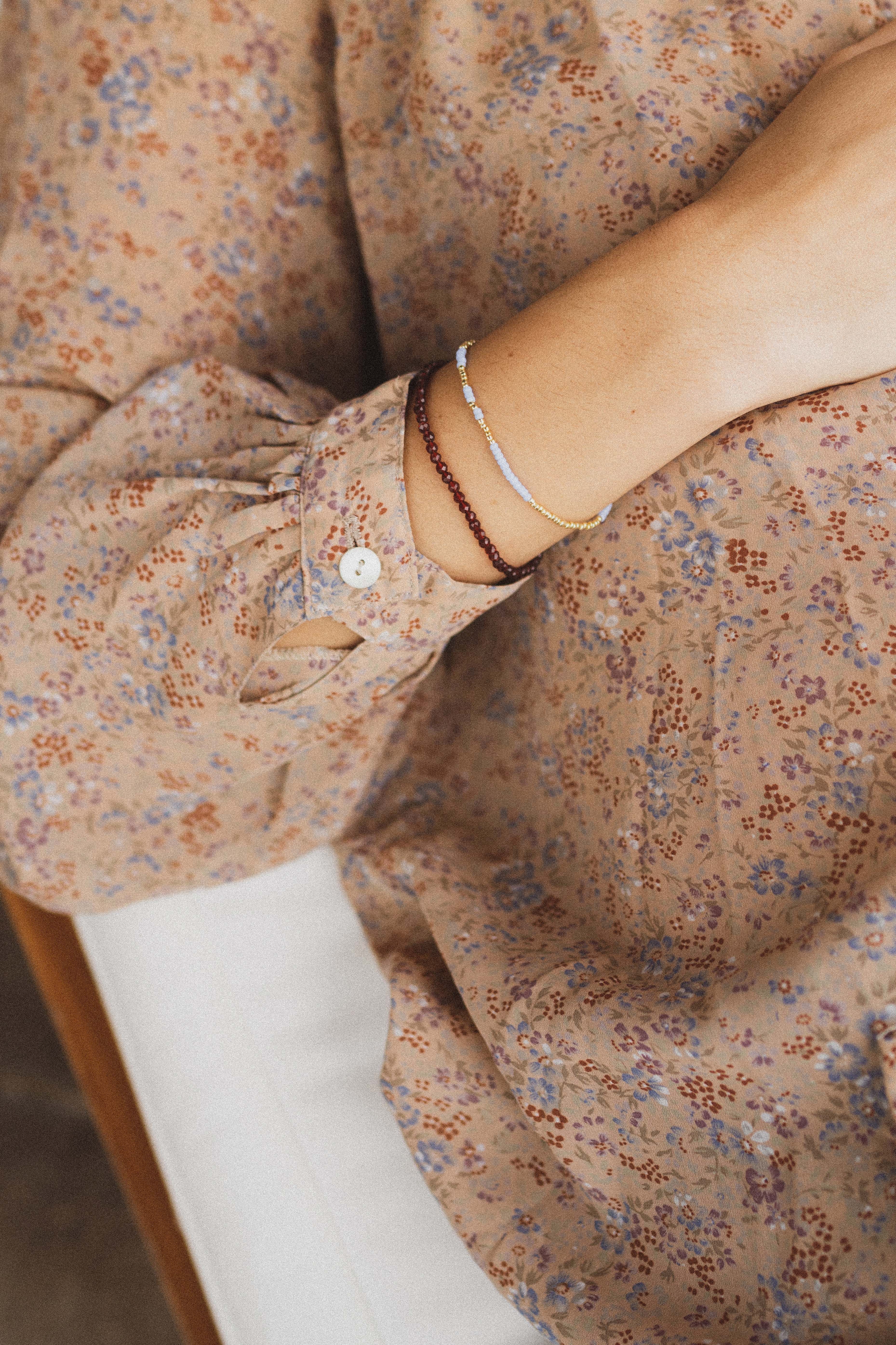 ANNI LU - Tan Line Bracelet - Deep Burgundy