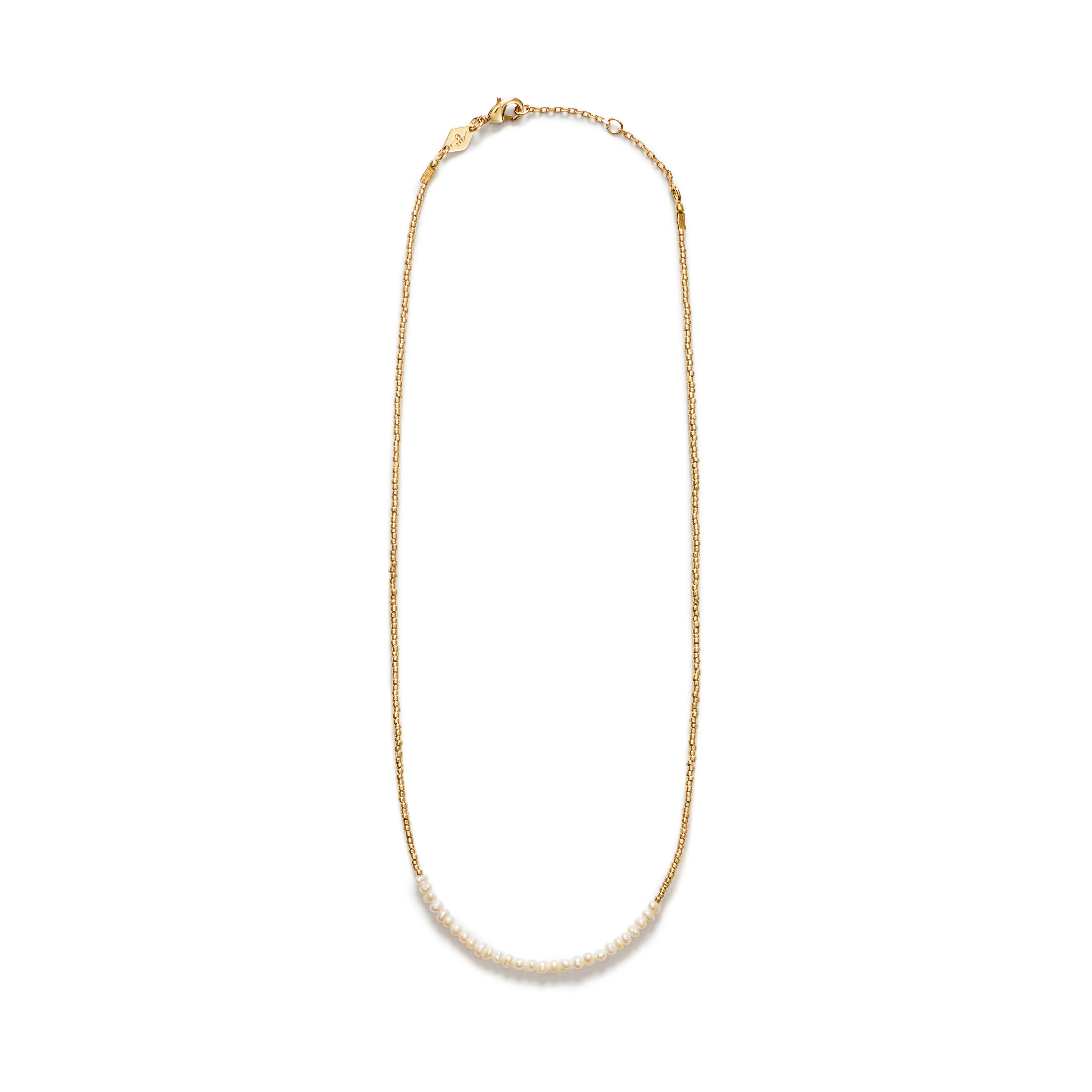 ANNI LU - Slim Pearly Necklace