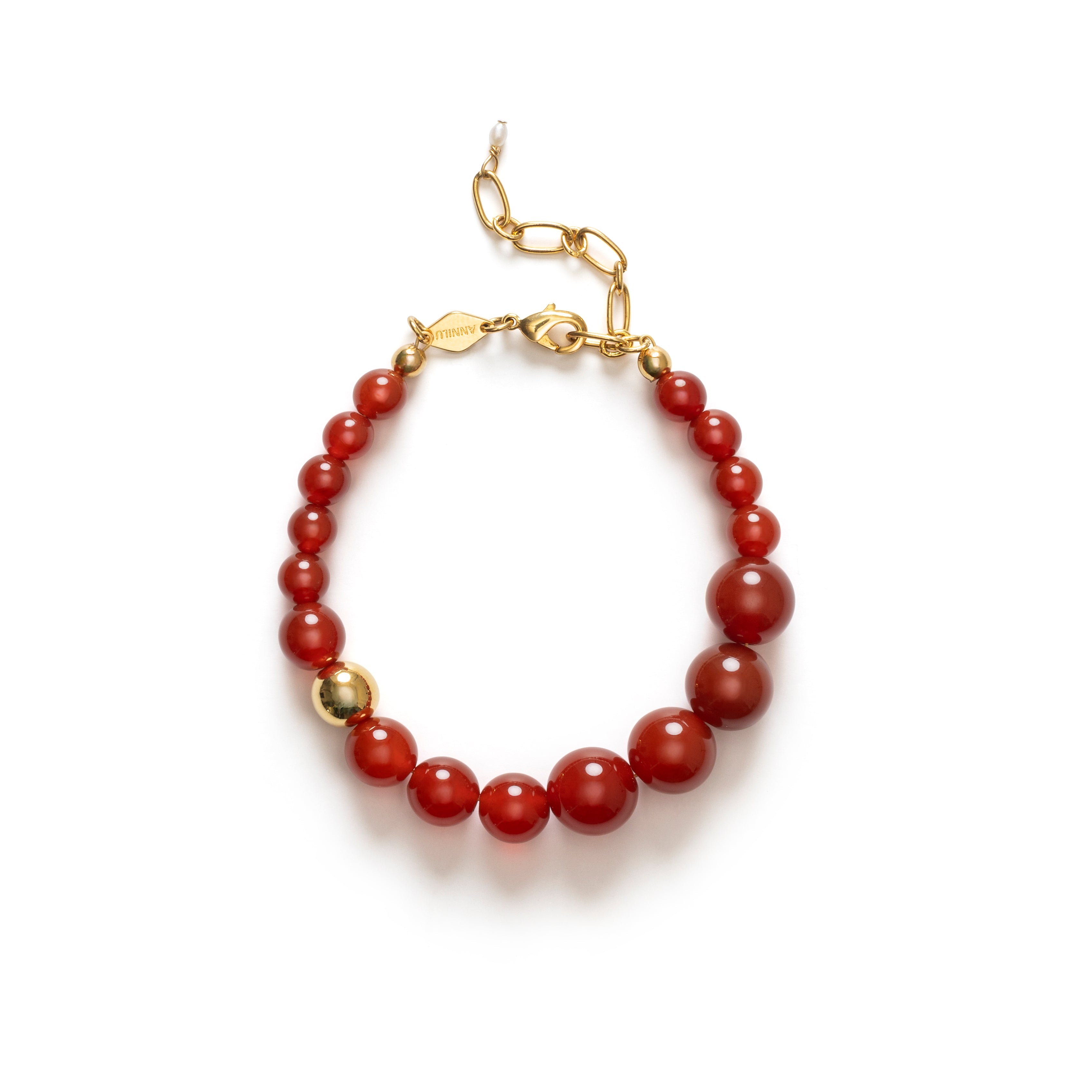 ANNI LU - Float Bracelet - Red Jade