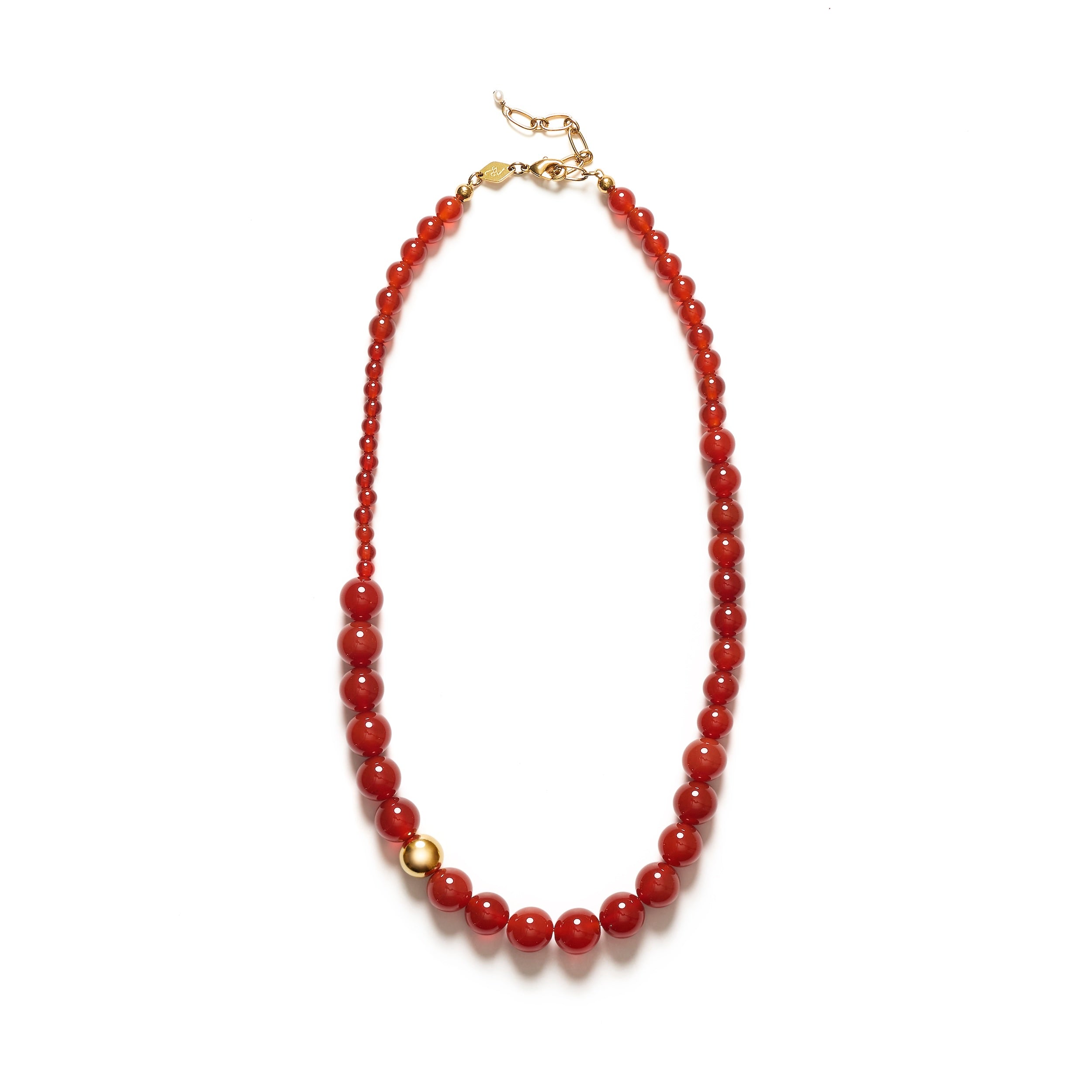 ANNI LU - Float Necklace - Red Jade