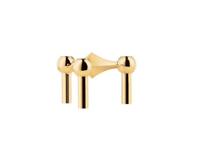 STOFF Nagel Candle Holder - Brass - Configuration 1