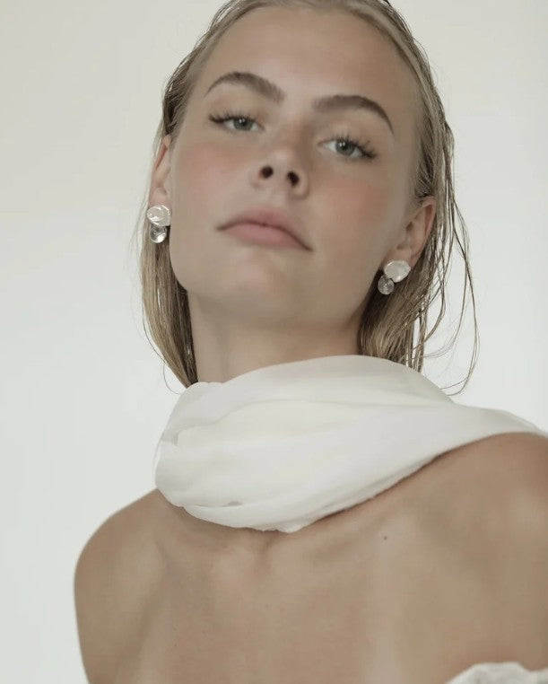 A.B. Ellie / HDWR - Coastal Glass x Pearl earrings