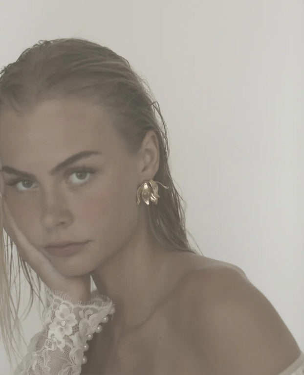 A.B Ellie - Peony Stud Earrings