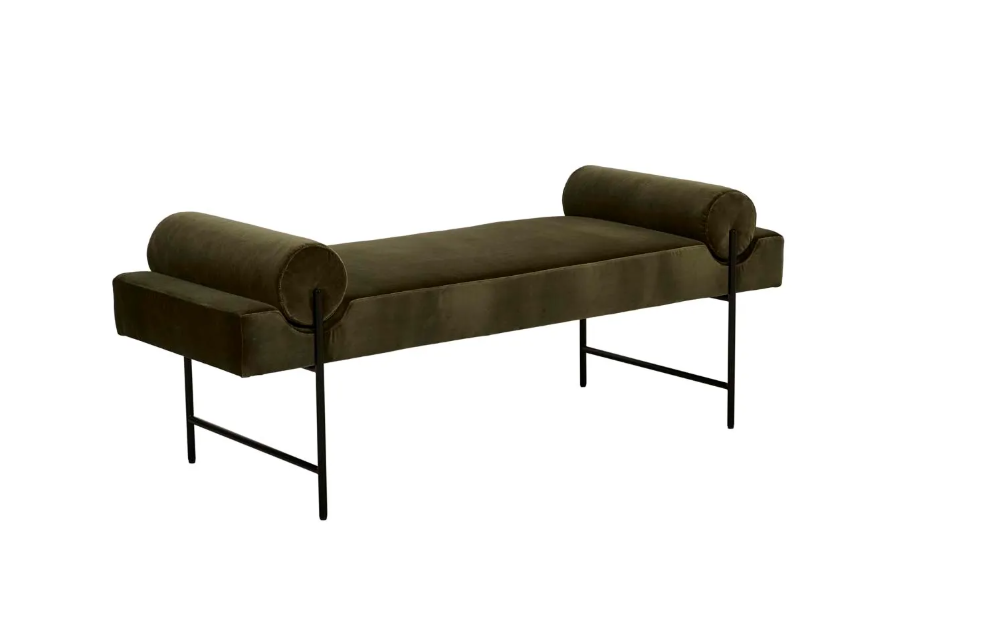 AXEL BENCH SEAT-CAPER VELVET-BLK