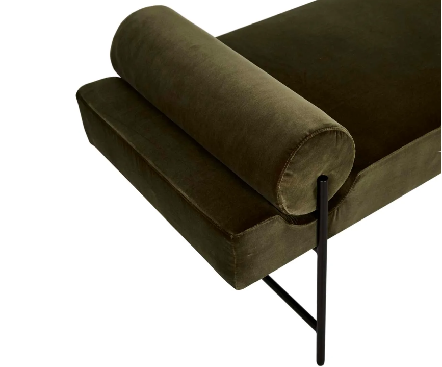 AXEL BENCH SEAT-CAPER VELVET/BLK