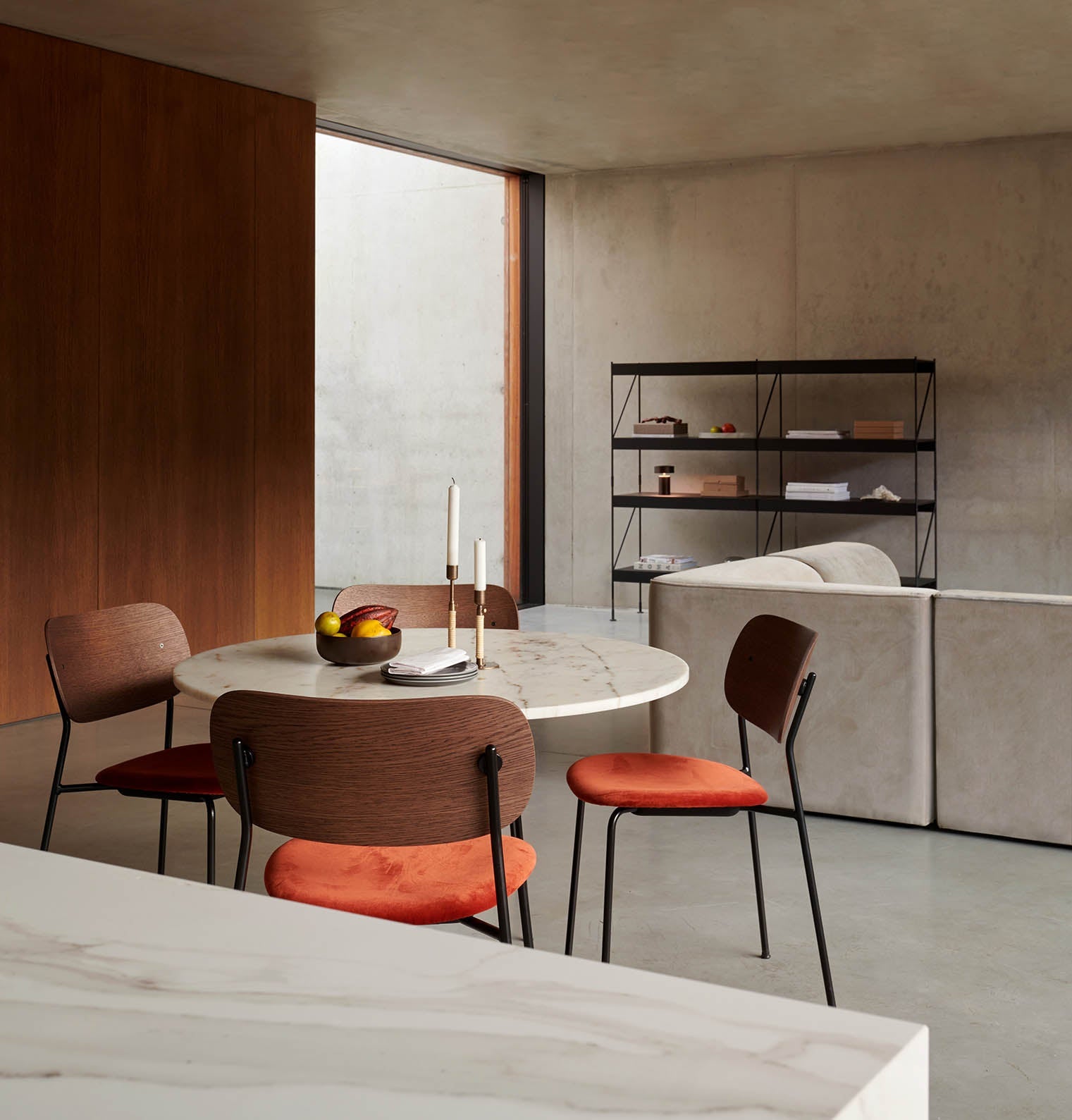 AUDO - Copenhagen Co Dining Chair - Upholstered Seat