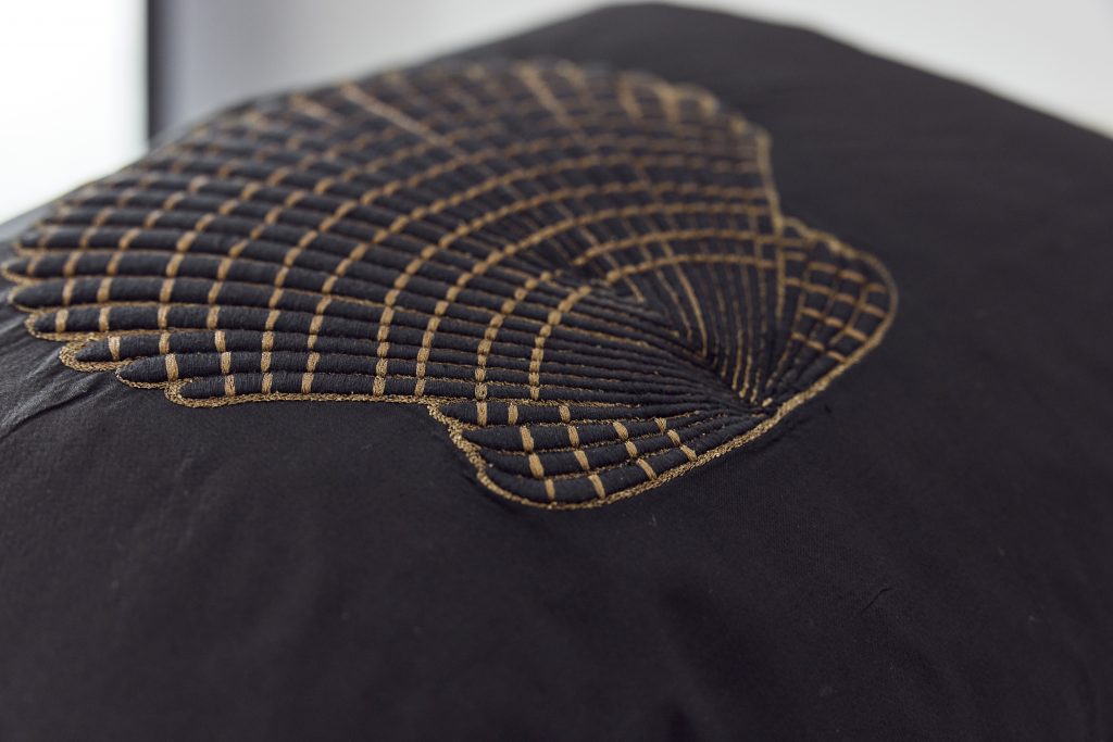 Cascara Hand Embroidered Shell Cushion