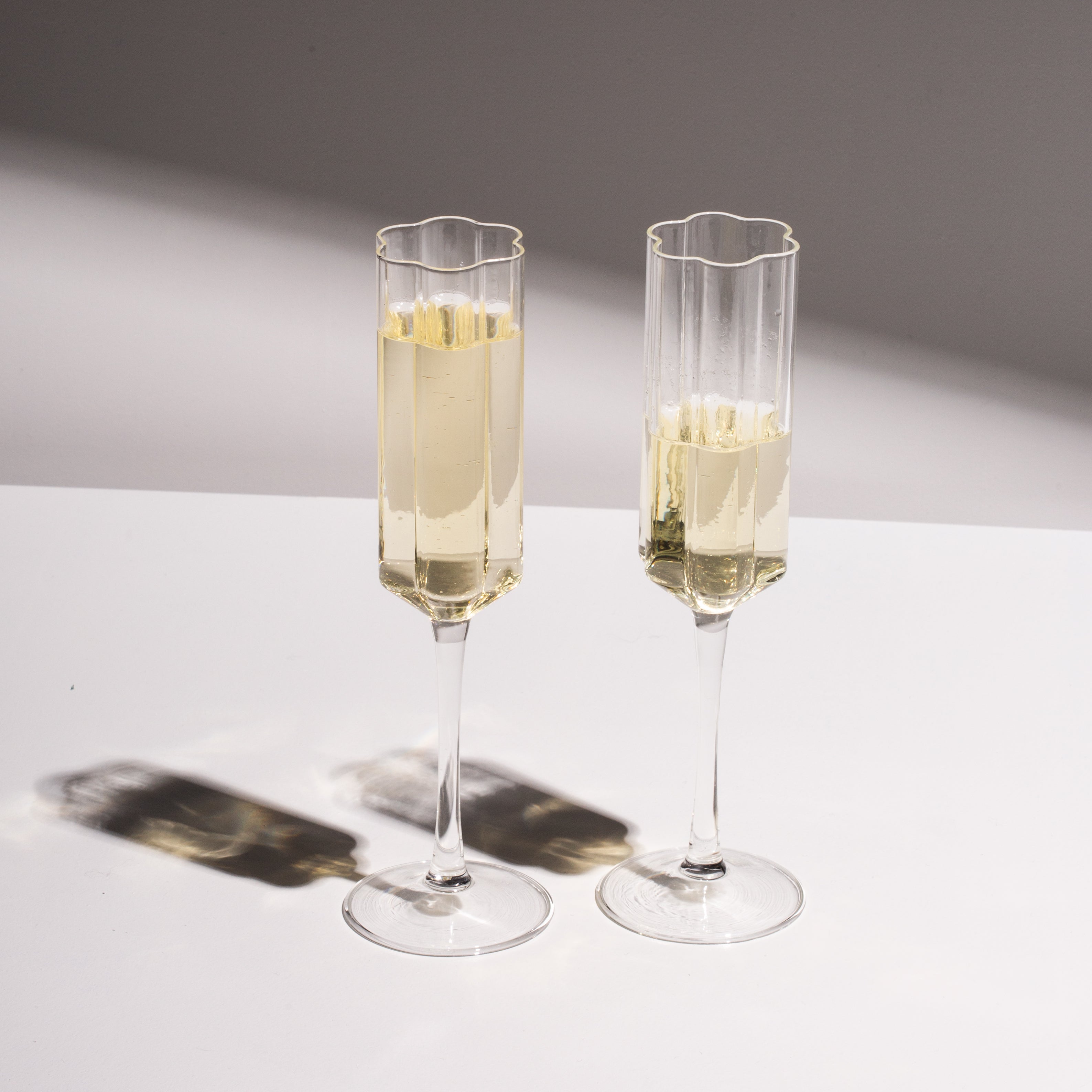 FAZEEK Two x Wave Flutes - Clear