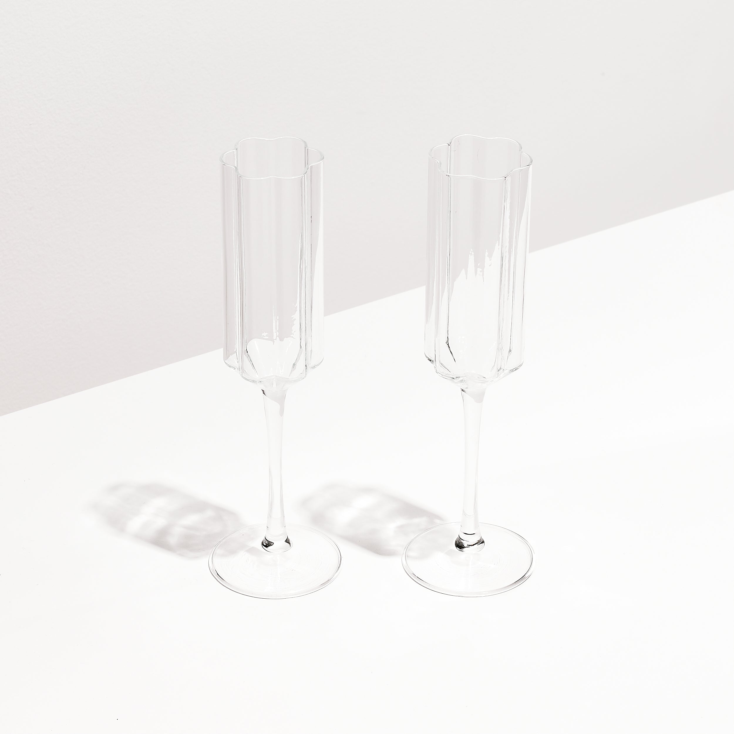 FAZEEK Two x Wave Flutes - Clear