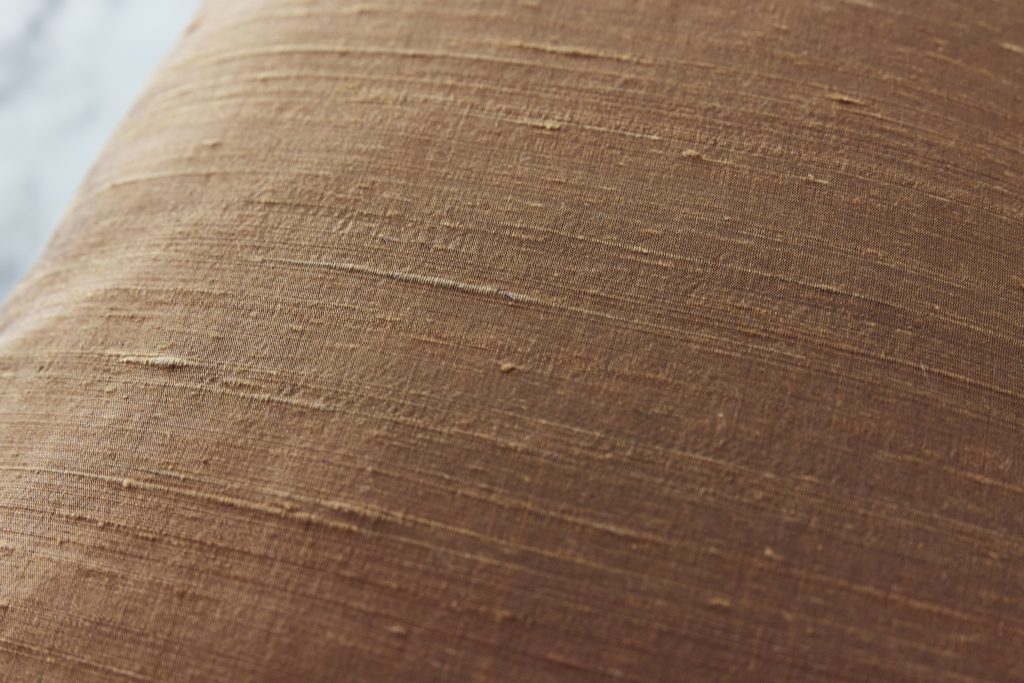 Copper Silk Cushion