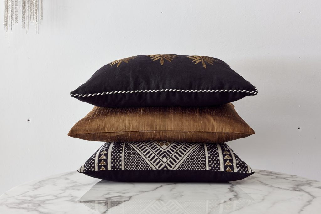 Copper Silk Cushion