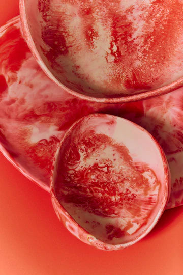 Dinosaur Designs - Small Leaf Bowl Poppy