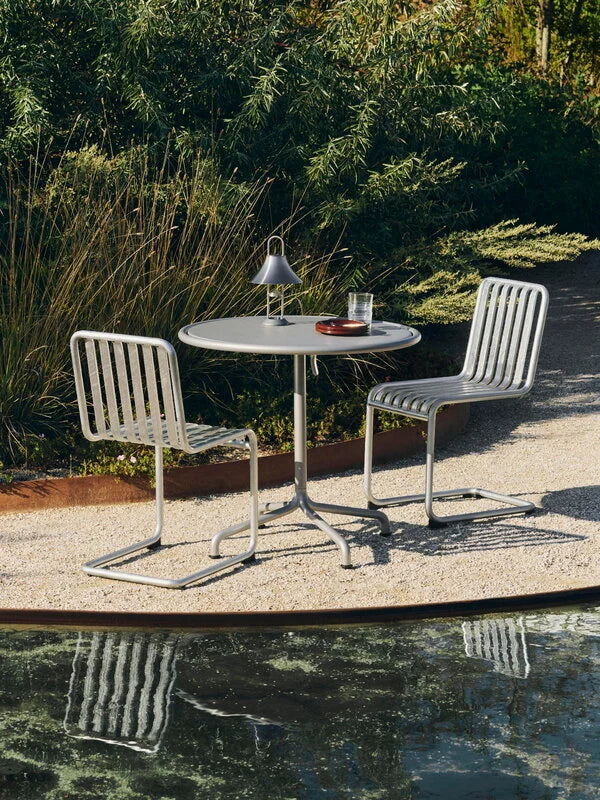 HAY - Palissade Cantilever chair - Hot galvanized