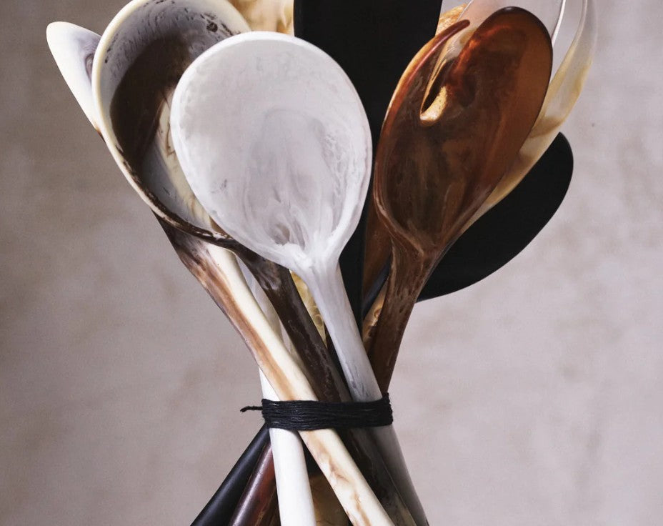 Dinosaur Designs - Stone Servers Long - Chalk Swirl