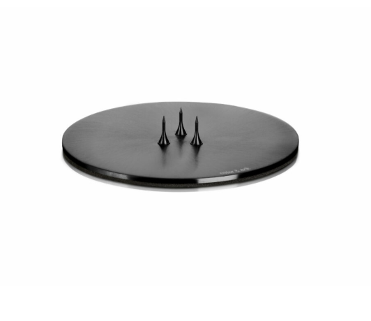 Ester & Erik - Candle Plate Small 9cm Matt Black