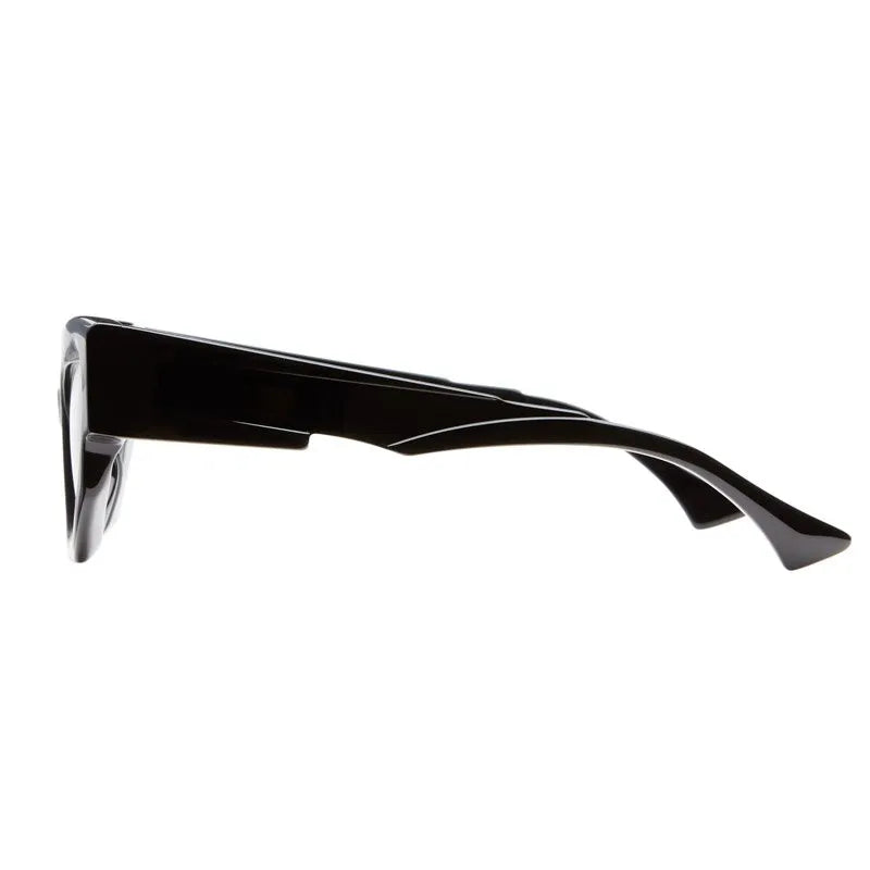 KUBORAUM - F5 Sunglasses - Black Shine in Grey Lens