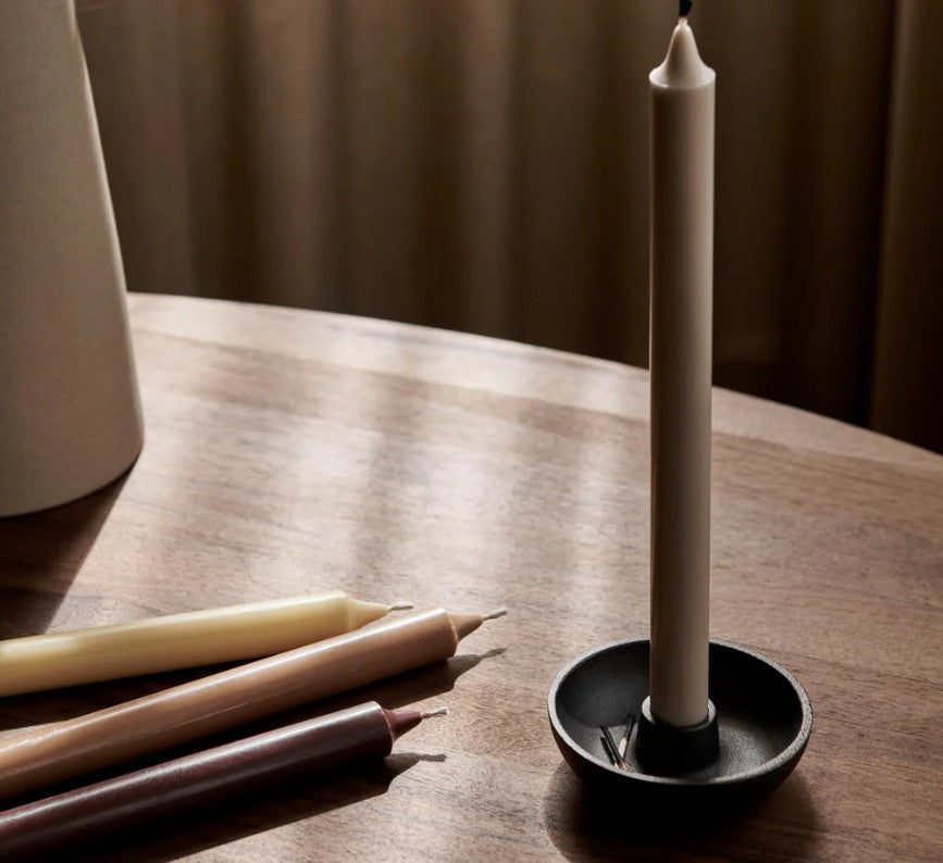 Ferm Living - Bowl Candle Holder - Single - Aluminum