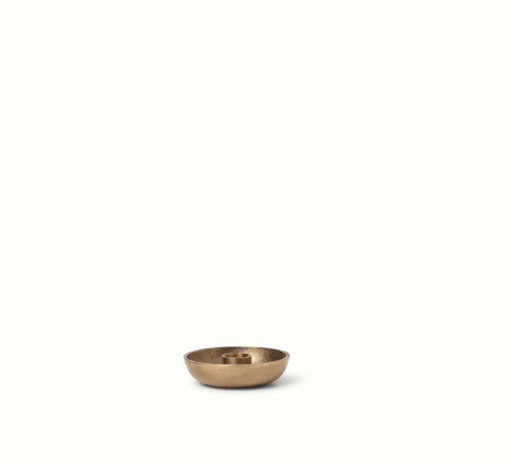 Ferm Living - Bowl Candle Holder - Single - Brass