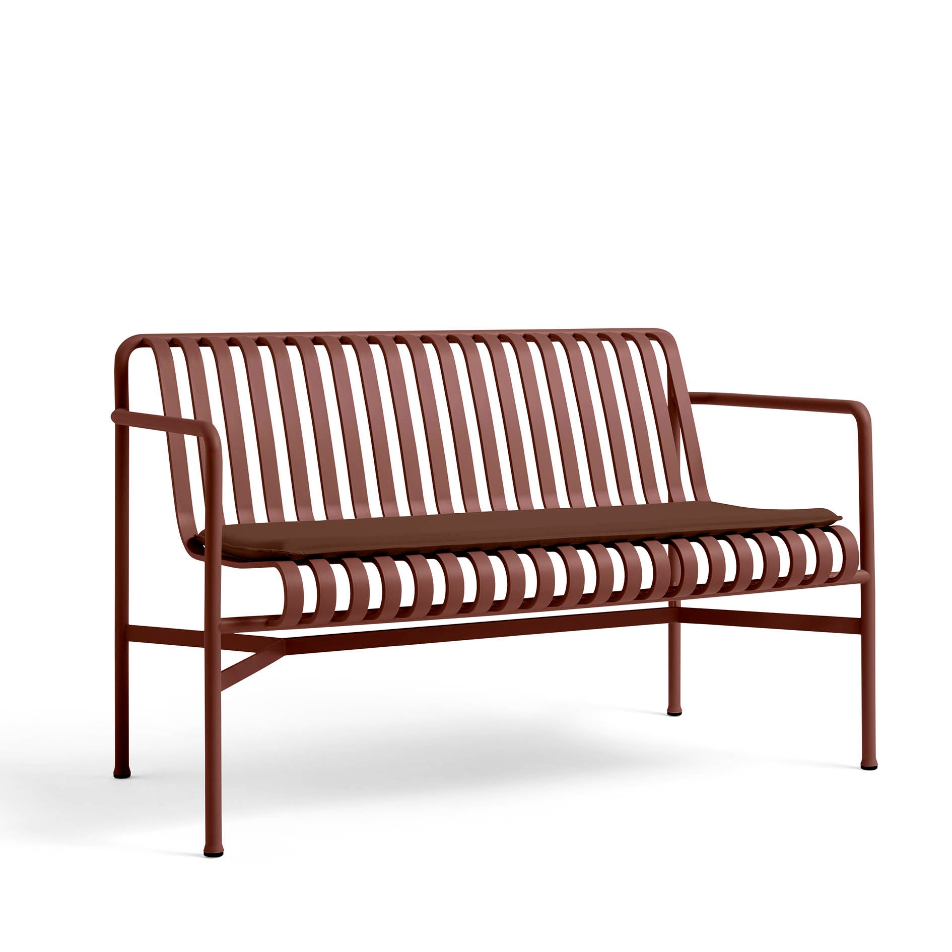 HAY - Palissade Seat Cushion for Dining Bench - Iron Red