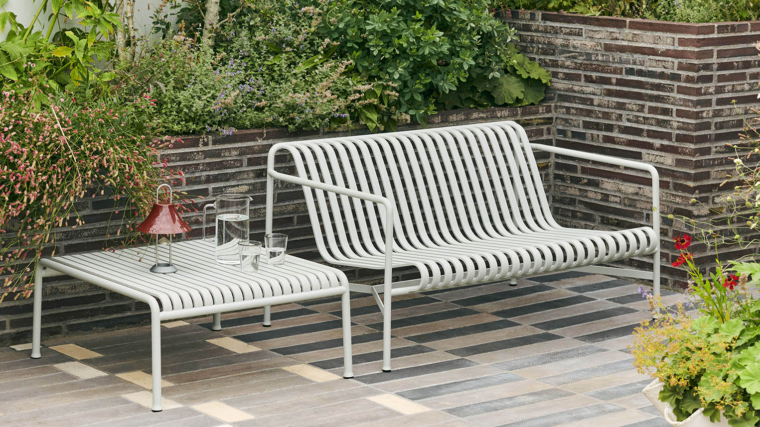 HAY - Palissade Low Table - Sky Grey